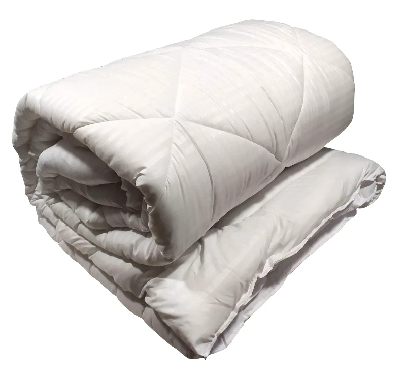 OEM Πάπλωμα Microsatin Διπλό 200x240εκ. Με Ρίγα 1cm Duvet Microsatin Line (Σετ 2 Τεμάχια) (Χρώμα: Λευκό) - OEM - 5201847007329-MSΜ