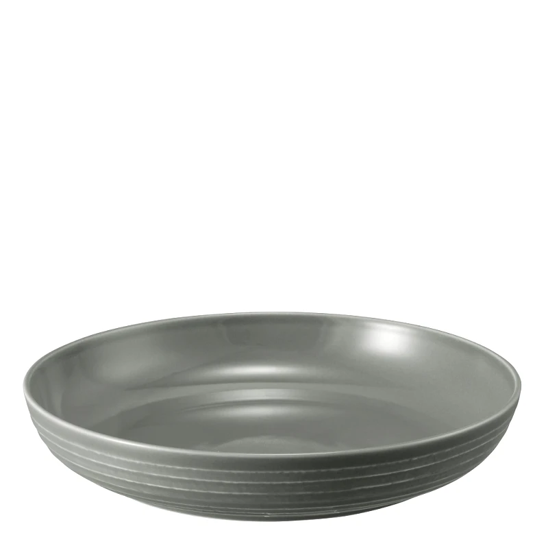 ESPIEL Σαλατιέρα Πορσελάνης Pearl Grey Terra ESPIEL 28,4x5,4εκ. 001.764997K2 (Σετ 2 Τεμάχια) (Υλικό: Πορσελάνη, Χρώμα: Γκρι) - ESPIEL - 001.764997K2