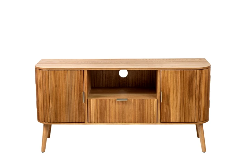 ZEN COLLECTION Έπιπλο Τηλεόρασης Ξύλινο-Μεταλλικό Καφέ 115x37x58εκ. Zen Collection 24.13.50167 (Υλικό: Ξύλο, Χρώμα: Καφέ) - ZEN COLLECTION - 24.13.50167