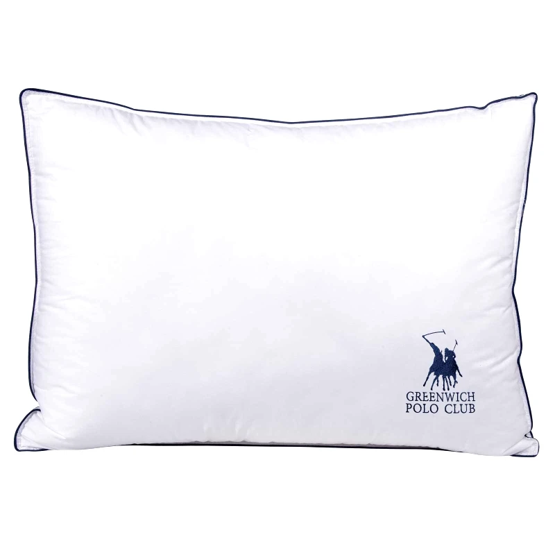 Greenwich Polo Club Μαξιλάρι Βαμβακερό Σκληρό 50x70εκ. Essential 2344 Greenwich Polo Club (Ύφασμα: Βαμβάκι 100%, Χρώμα: Λευκό) - Greenwich Polo Club - 221950702344