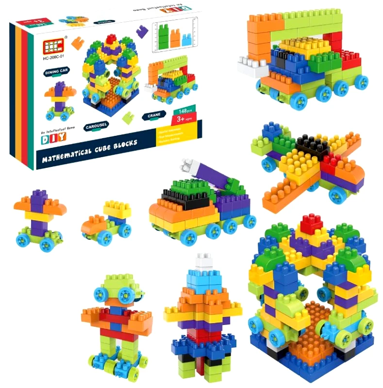 Toy Markt Τουβλάκια 148τμχ Σε Κουτί 30x5x21εκ. Toy Markt 75-422 - Toy Markt - 75-422