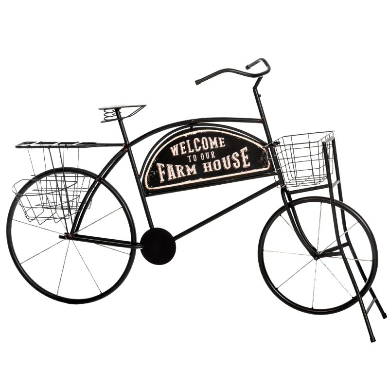 Iliadis Διακοσμητικό Ποδήλατο Μεταλλικό Μαύρο 134x32x85εκ. iliadis 85059 (Υλικό: Μεταλλικό, Χρώμα: Μαύρο) - Iliadis - il_85059