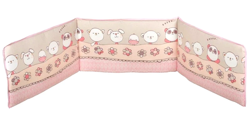 Ο Κόσμος του Μωρού Πάντα Κούνιας Βαμβακερή 40x210εκ. Volt 0683 Pink (Ύφασμα: Βαμβάκι 100%, Χρώμα: Ροζ) - Ο Κόσμος του Μωρού - 5205626006831-volt-pink