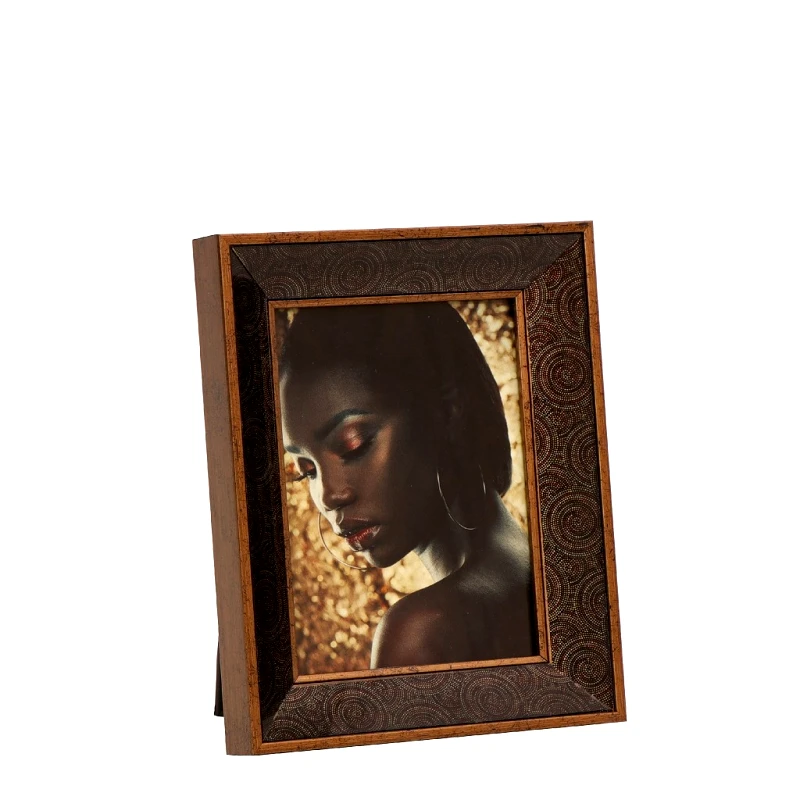 ESPIEL Κορνίζα Γυάλινη Καφέ ESPIEL 18,5x3,5x23,5εκ. MAF120 (Υλικό: Γυαλί, Χρώμα: Καφέ) - ESPIEL - MAF120