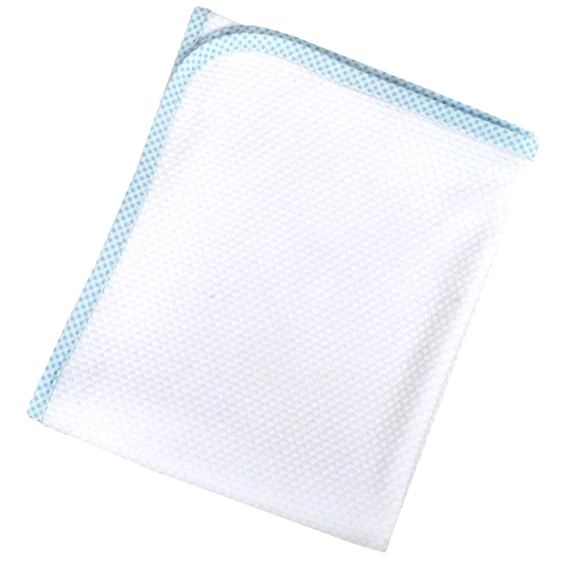 Ο Κόσμος του Μωρού Πάνα Πικέ Βαμβακερή Bebe 80x80εκ. White-Ciel (Ύφασμα: Βαμβάκι 100%, Χρώμα: Λευκό) - Ο Κόσμος του Μωρού - 5205626308423