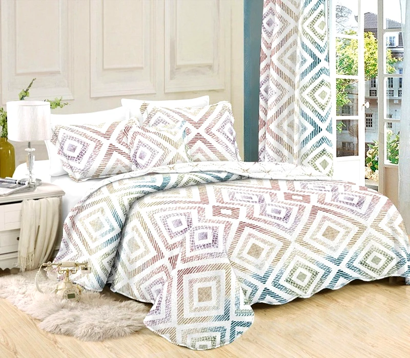 DimCol Σετ Κουβερλί Micropercal Υπέρδιπλο 220x240εκ. 404 Dimcol (Μέγεθος: Υπέρδιπλα) - DimCol - 1535045515789100