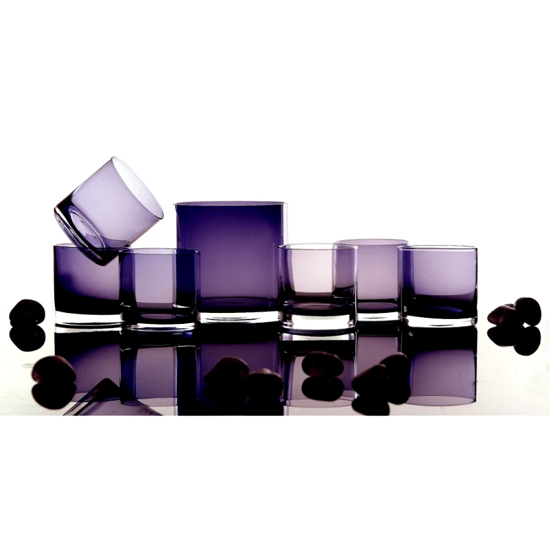 WM COLLECTION Σετ 7τμχ Ουίσκι Κρυσταλλίνη WM Collection 320ml N2853VL (Χρώμα: Μωβ, Υλικό: Κρυσταλλίνη, Μέγεθος: Σωλήνας) - WM COLLECTION - N2853VL-set