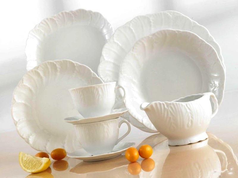 CRYSPO TRIO Σετ Φλυτζάνια Τσαγιού 6τμχ Πορσελάνης 230ml Jasmine White CRYSPO TRIO 29.000.16 (Υλικό: Πορσελάνη) - CRYSPO TRIO - 29.000.16