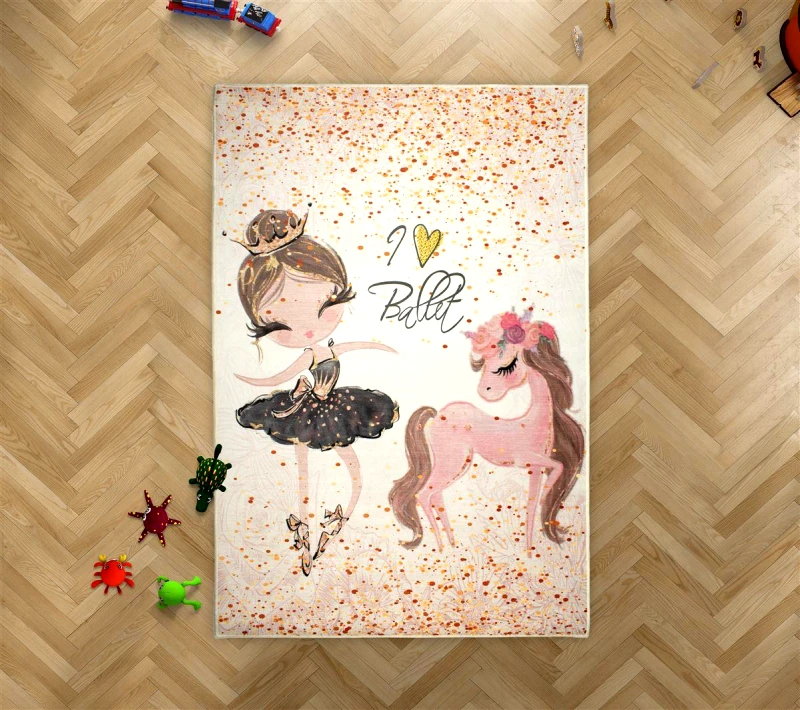 DimCol Χαλί Παιδικό Συνθετικό 135x200εκ. Ballerina 281 DimCol - DimCol - 32463051004