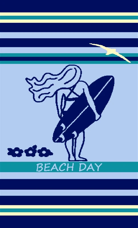 DimCol Πετσέτα Θαλάσσης 2 Όψεων Βαμβακερή Βελουτέ 87x165εκ. Ζακάρ 233 DimCol (Ύφασμα: Βαμβάκι 100%, Χρώμα: Μπλε) - DimCol - 33110962030