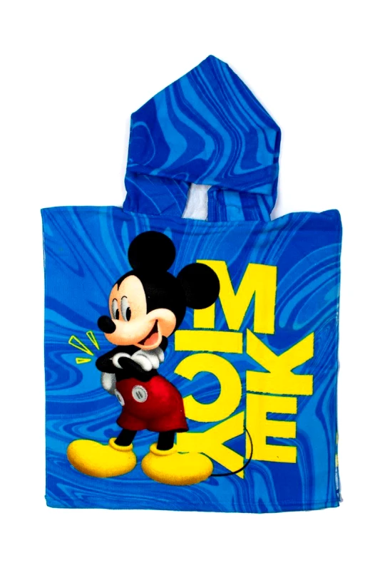 DimCol Πόντσο Παιδικό Microfiber 50x100εκ. Mickey 93 Blue Disney DimCol (Ύφασμα: Microfiber, Χρώμα: Μπλε, Μέγεθος: Παιδικά) - DimCol - 54463144022