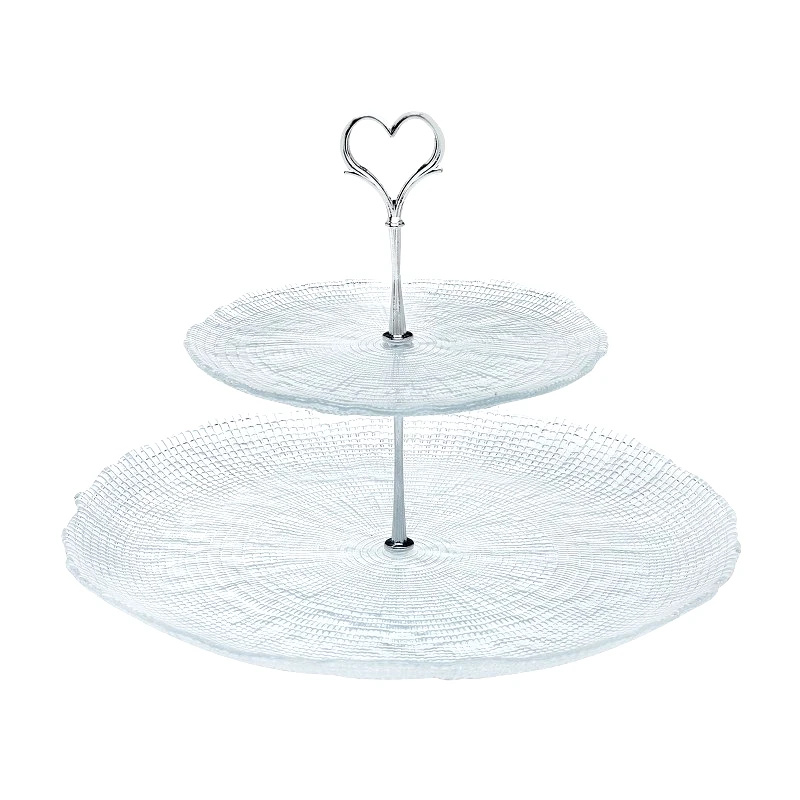CRYSPO TRIO Ορντερβιέρα 2 Όροφη Γυάλινη Kanvas Clear CRYSPO TRIO 80.260.73 (Υλικό: Γυαλί, Χρώμα: Διάφανο ) - CRYSPO TRIO - 80.260.73