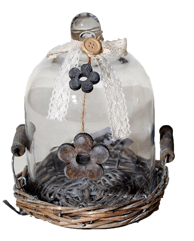 Royal Art Collection Τουρτιέρα Mικρή Γυάλινη Royal Art 18x20εκ. YOB005W (Υλικό: Γυαλί) - Royal Art Collection - YOB005W