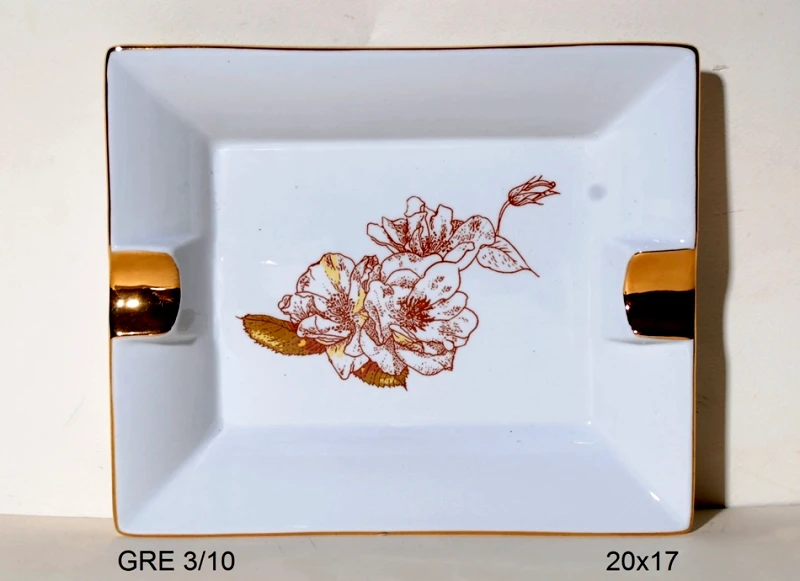 Royal Art Collection Τασάκι Πορσελάνης Royal Art 20x17εκ. GRE3/11 (Υλικό: Πορσελάνη) - Royal Art Collection - GRE3/11
