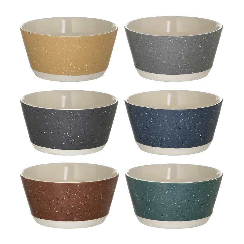CLICK Μπωλάκι Σετ 6τμχ Stoneware CLICK 530ml 6-60-560-0144 (Υλικό: Stoneware) - CLICK - 6-60-560-0144