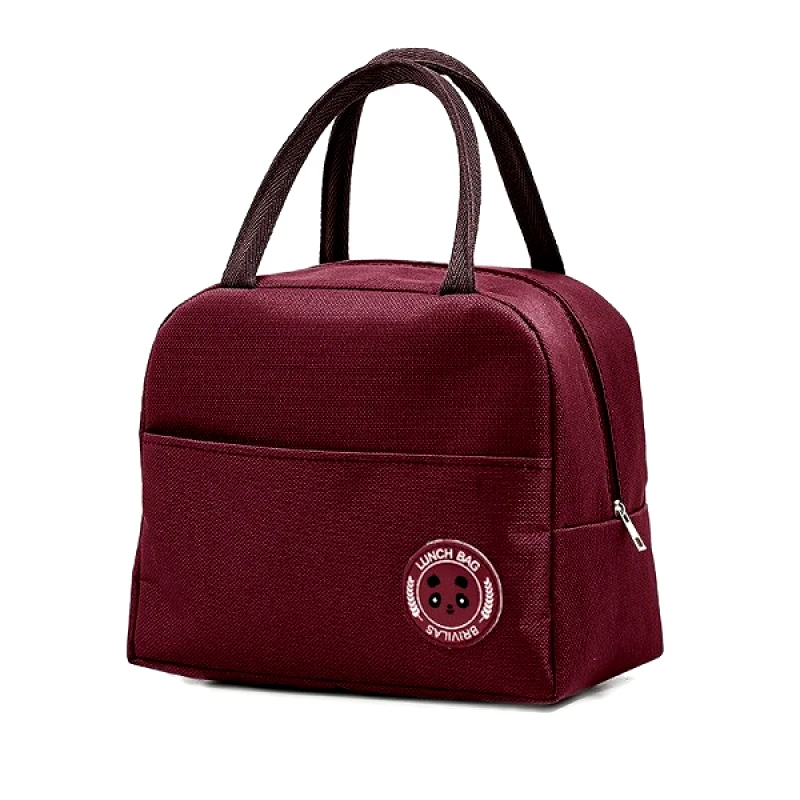 AMBER Τσάντα Φαγητού Ισοθερμική 5lt Oxford Bordeaux Amber 19x13x22εκ. AM3001-1 (Χρώμα: Μπορντώ ) - AMBER - AM3001-1