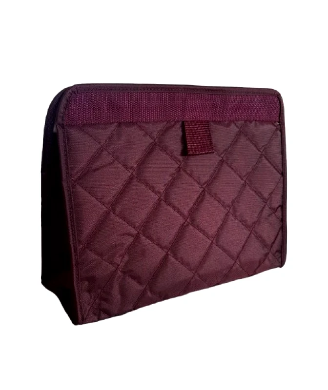 ORDINETT Τσαντάκι Καλλυντικών Polyester Μπορντώ Pochette 27,5x10,5x21εκ. Ordinett 50-05 (Ύφασμα: Polyester, Χρώμα: Μπορντώ ) - ORDINETT - 50-05