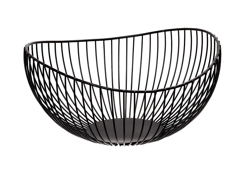 ESPIEL Καλάθι Μεταλλικό ESPIEL 37,5x19εκ. TAK222 (Υλικό: Μεταλλικό, Χρώμα: Μαύρο) - ESPIEL - TAK222