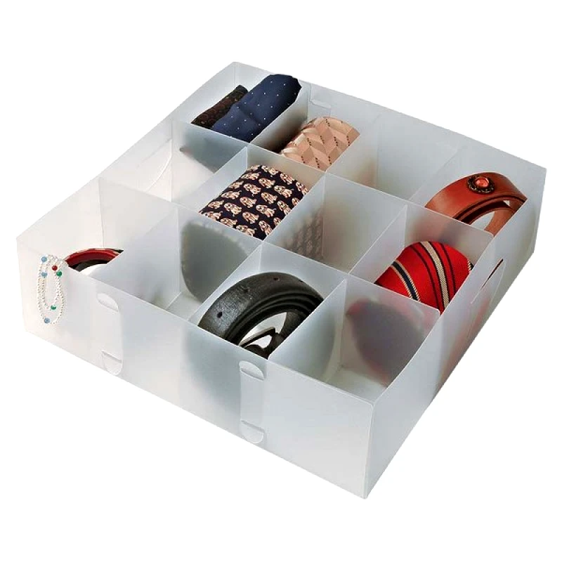 ORDINETT Κουτί 12 Θέσεων Πολυπροπυλενίου Με Καπάκι 31x31x10εκ. Ordinett 50-32380 (Υλικό: Πολυπροπυλένιο) - ORDINETT - 50-32380