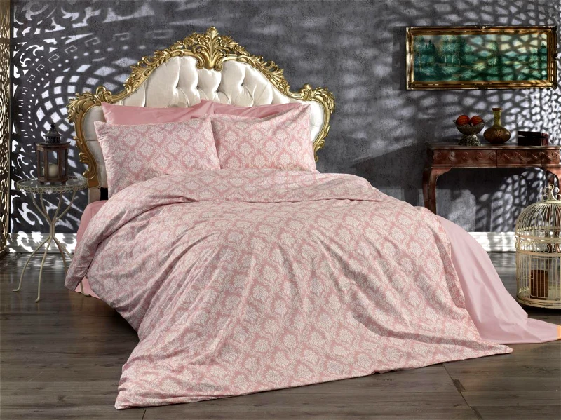 DimCol Παπλωματοθήκη Εμπριμέ Polycotton Μονή 160x240εκ. Οφηλία 277 Pink DimCol (Χρώμα: Ροζ, Ύφασμα: 70% Βαμβάκι-30% Polyester, Μέγεθος: Μονά) - DimCol - 1935785242427779