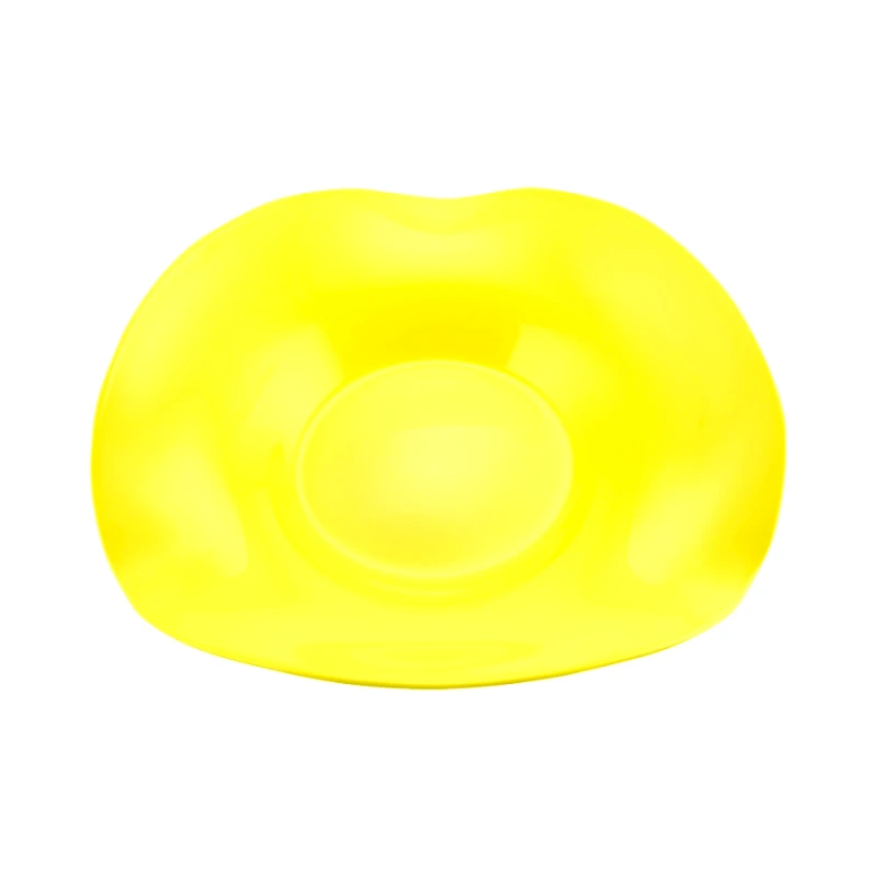 WM COLLECTION Διακοσμητική Πιατέλα Φυσητό Γυαλί WM Collection 31εκ. N14331 (Υλικό: Γυαλί, Χρώμα: Κίτρινο ) - WM COLLECTION - N14331