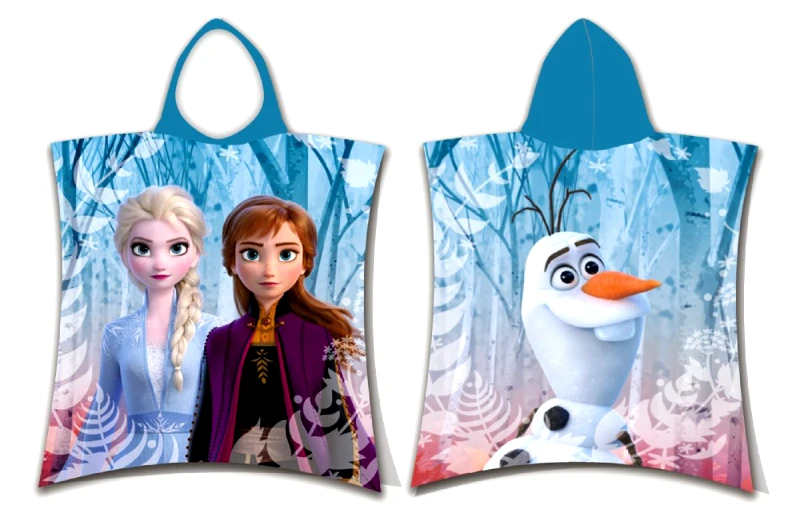 Disney Πόντσο Παιδικό 50x115εκ. Frozen 02 Disney Dimcol (Ύφασμα: Βαμβάκι 100%, Μέγεθος: Παιδικά) - Disney - 2123816500600299