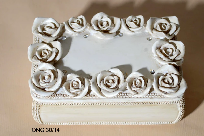 Royal Art Collection Μπιζουτιέρα Χειροποίητη Polyester Royal Art 13x9x5,5εκ. ONG30/14 (Υλικό: Polyester) - Royal Art Collection - ONG30/14