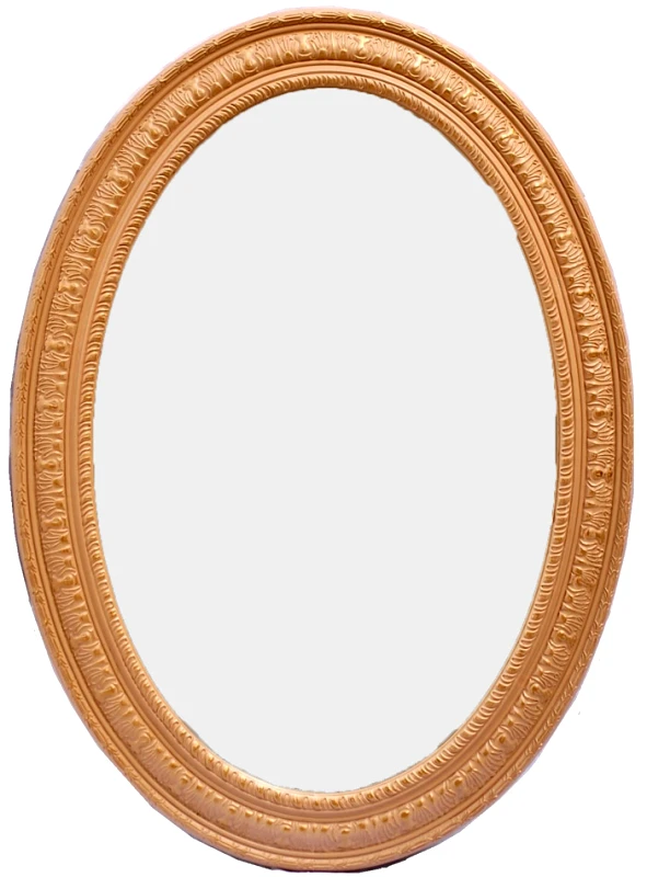 Royal Art Collection Καθρέπτης Ξύλινος Καφέ Royal Art 60x90εκ. INA3/6173/90BR (Υλικό: Ξύλο, Χρώμα: Καφέ) - Royal Art Collection - INA3/6173/90BR