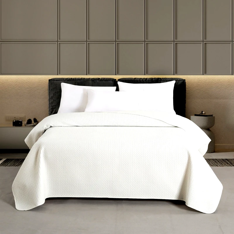 MELINEN Κουβερλί Microfiber Μονό 160x240εκ. Ultra Sonic Zara White Melinen 20004488 (Ύφασμα: Microfiber, Χρώμα: Λευκό, Μέγεθος: Μονά) - MELINEN - 20004488