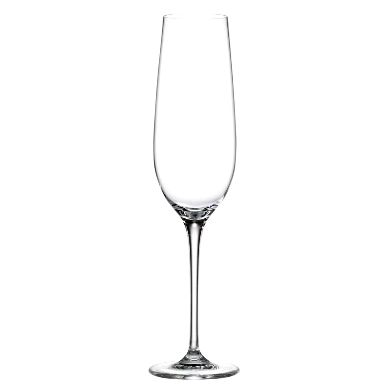 Crystal Bohemia Ποτήρι Σαμπάνιας Κρυστάλλινο Uria Optic 180ml Crystal Bohemia CTB1SJ54270 (Σετ 6 Τεμάχια) (Υλικό: Κρύσταλλο, Χρώμα: Διάφανο , Μέγεθος: Κολωνάτο) - Crystal Bohemia - CTB1SJ54270