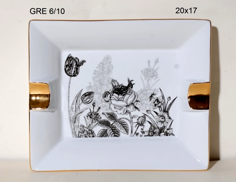 Royal Art Collection Τασάκι Πορσελάνης Royal Art 20x17εκ. GRE6/11 (Υλικό: Πορσελάνη) - Royal Art Collection - GRE6/11