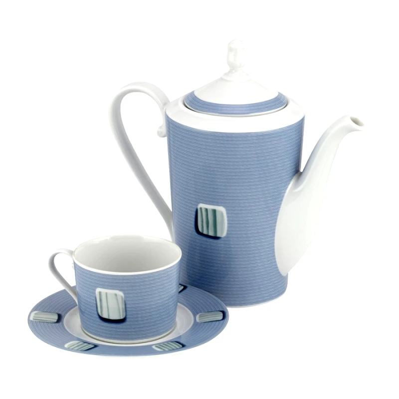 WM COLLECTION Σετ Τσαγιού 9τμχ Πορσελάνης WM Collection Duet (Υλικό: Πορσελάνη) - WM COLLECTION - duet-set