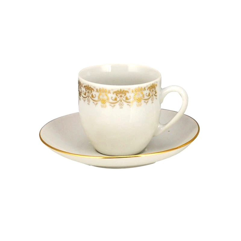 WM COLLECTION Σετ 6τμχ Φλυτζάνια Καφέ Πορσελάνης WM Collection 100ml N70055 (Υλικό: Πορσελάνη) - WM COLLECTION - N70055-coffee