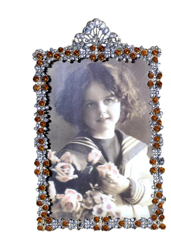 Royal Art Collection Κορνίζα Μεταλλική Με Στρας Royal Art 10x15εκ. FUZ3154/46A (Υλικό: Μεταλλικό) - Royal Art Collection - FUZ3154/46A