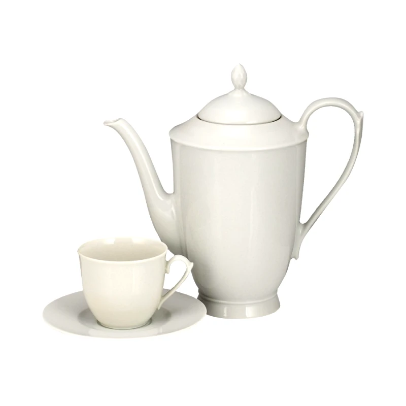 WM COLLECTION Σετ Τσαγιού 9τμχ Πορσελάνης WM Collection Ν2440 (Υλικό: Πορσελάνη) - WM COLLECTION - Ν2440-white-set