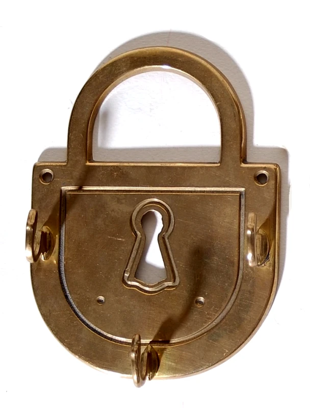 Royal Art Collection Κρεμάστρα Λουκέτο Μπρούτζινη Χρυσή Royal Art 14εκ. STL074GL (Χρώμα: Χρυσό , Υλικό: Μπρούτζινο) - Royal Art Collection - STL074GL