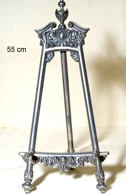 Royal Art Collection Βάση Κάδρου Μπρούτζινη Royal Art 55εκ. STL1239E (Χρώμα: Ασημί , Υλικό: Μπρούτζινο) - Royal Art Collection - STL1239E