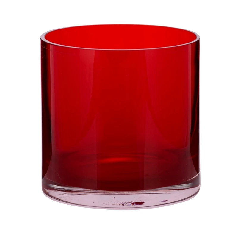 WM COLLECTION Παγοδοχείο Γυάλινο WM Collection 12x13εκ. NRO (Υλικό: Γυαλί, Χρώμα: Κόκκινο) - WM COLLECTION - NRO-red