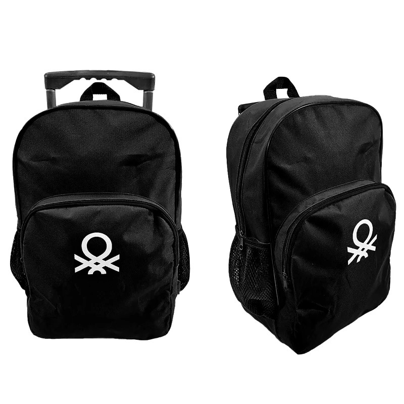 benetton Τσάντα Τρόλευ Μαύρη 28x12x41εκ. Benetton 50-2922 (Χρώμα: Μαύρο) - benetton - 50-2922