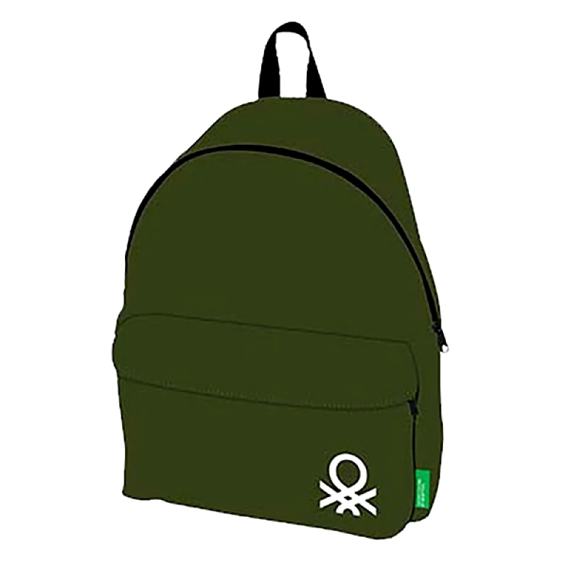 benetton Τσάντα Πλάτης Ανατομική Χακί 30x17x41εκ. benetton 50-3349 (Χρώμα: Χακί) - benetton - 50-3349