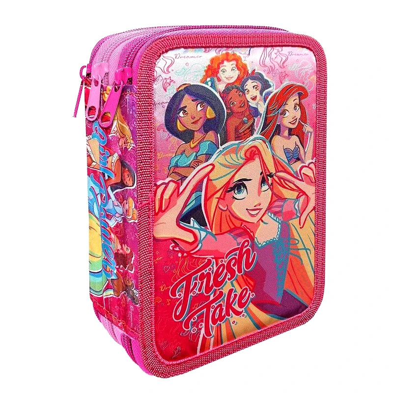 Disney Κασετίνα Τριπλή Γεμάτη Princess 12,5x7x19,5εκ. Disney 50-2794 - Disney - 50-2794