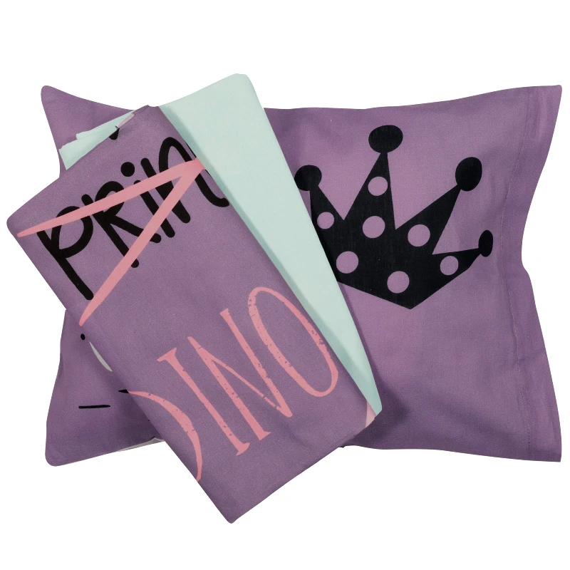 Das Baby Σετ Σεντόνια Βαμβακερά Κούνιας 125x170εκ. Smile Digital 4853 Μέντα-Μωβ Das Baby (Ύφασμα: Βαμβάκι 100%, Τύπος κατωσέντονου: Χωρίς Λάστιχο, Χρώμα: Μωβ, Μέγεθος: Σετ) - Das Baby - 632111104853