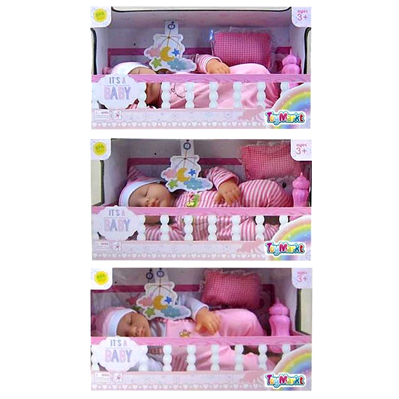 Toy Markt Μωράκι Ξαπλωμένο 35εκ. Μπαταρίας Σε Κουτί 36x12x20εκ. Toy Markt 78-193 - Toy Markt - 78-193