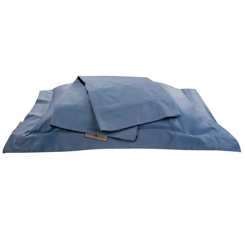 Greenwich Polo Club Ζεύγος Μαξιλαροθήκες Βαμβακοσατέν 50x70+7εκ. Cozy 2253 Μπλε Greenwich Polo Club (Ύφασμα: Βαμβακοσατέν, Χρώμα: Μπλε) - Greenwich Polo Club - 233507002253