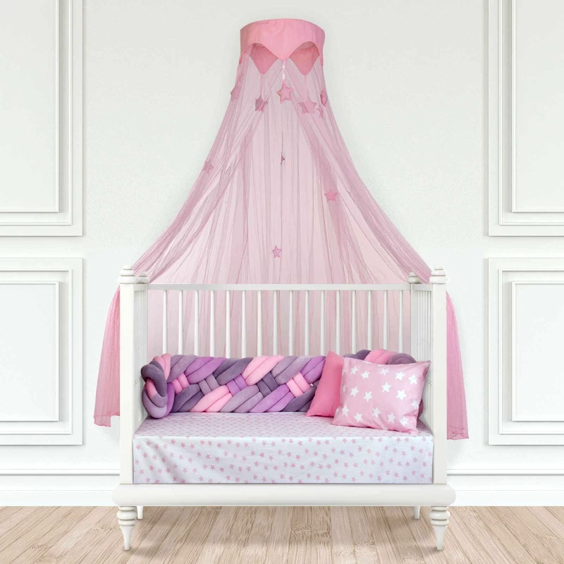 Greenwich Polo Club Κουνουπιέρα Κούνιας 200x500εκ. Baby Essential 2996 Ροζ Greenwich Polo Club (Ύφασμα: Polyester, Χρώμα: Ροζ) - Greenwich Polo Club - 200022202996