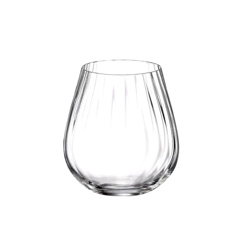 Crystal Bohemia Ποτήρι Κρυστάλλινο Columba Optic Crystal Bohemia 380ml CTB2SG64380 (Σετ 6 Τεμάχια) (Υλικό: Κρύσταλλο, Χρώμα: Διάφανο , Μέγεθος: Σωλήνας) - Crystal Bohemia - CTB2SG64380