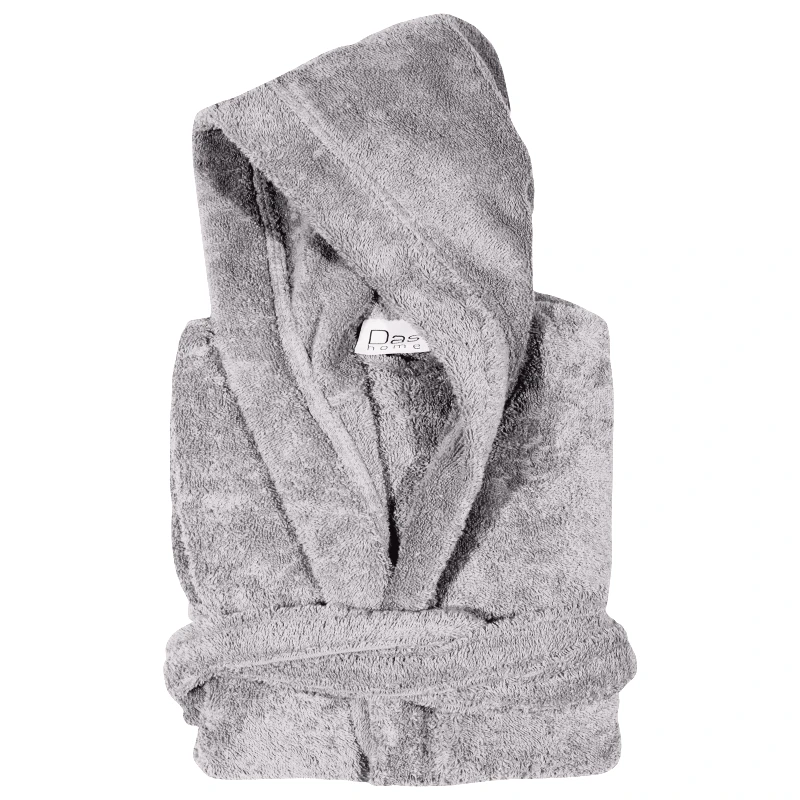 DAS KIDS Μπουρνούζι Παιδικό Βαμβακερό 12 Ετών Casual 5902 Γκρι Das Kids (Ύφασμα: Βαμβάκι 100%, Χρώμα: Γκρι, Μέγεθος: 12-14 Ετών) - DAS KIDS - 460181205902