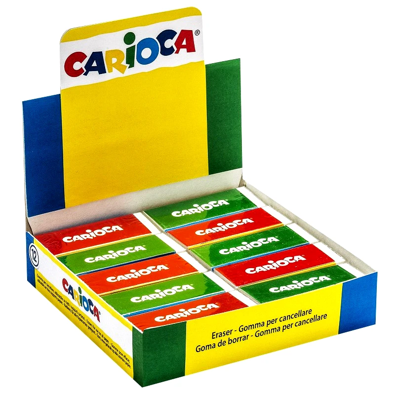 CARIOCA Γόμα Σετ 20τμχ Λευκή Carioca 50-2196 - CARIOCA - 50-2196