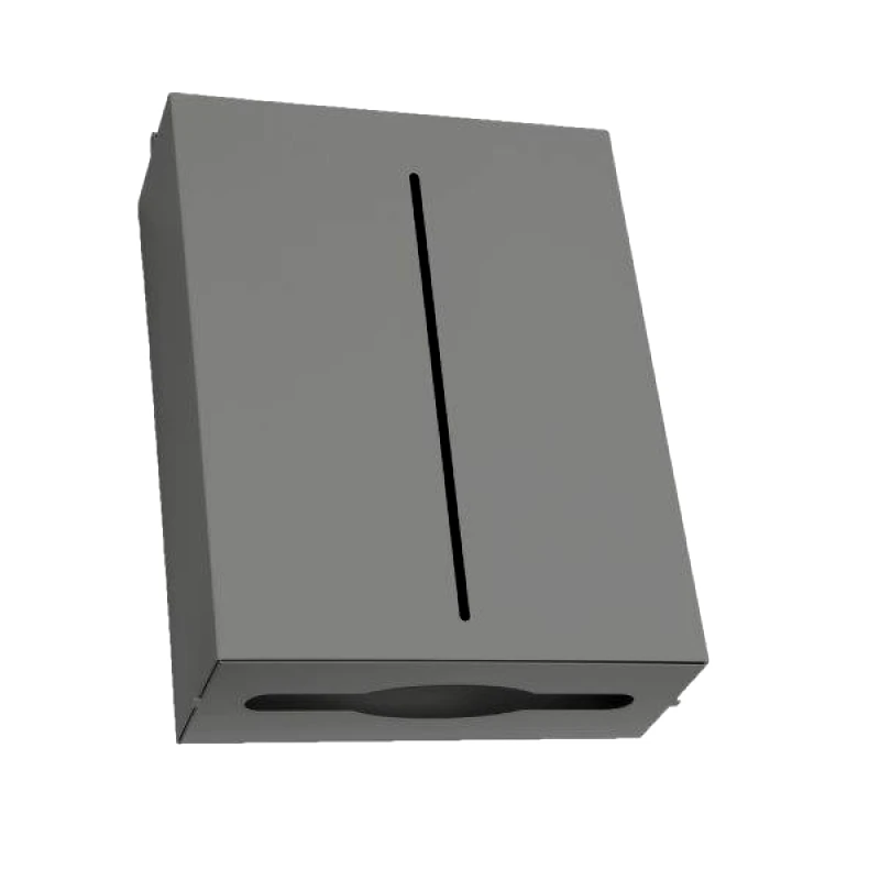 Pam & Co Επιτοίχια Χαρτοθήκη Matt Concrete Grey 28,5x10x37εκ. Pam & Co 122-163 (Χρώμα: Γκρι, Υλικό: Χάλυβας ) - Pam & Co - 122-163
