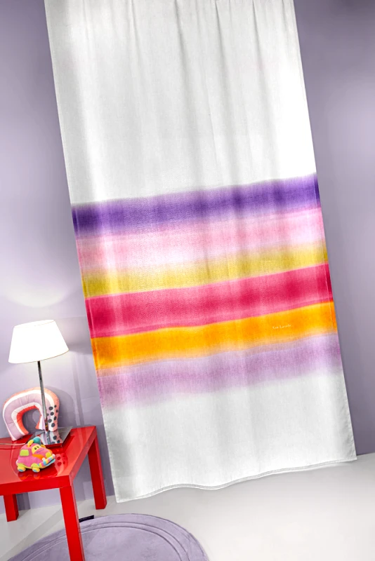 Guy Laroche Κουρτίνα Polyester Funny Pinky 145x270εκ. Guy Laroche (Ύφασμα: Polyester, Χρώμα: Ροζ) - Guy Laroche - 5206480665059